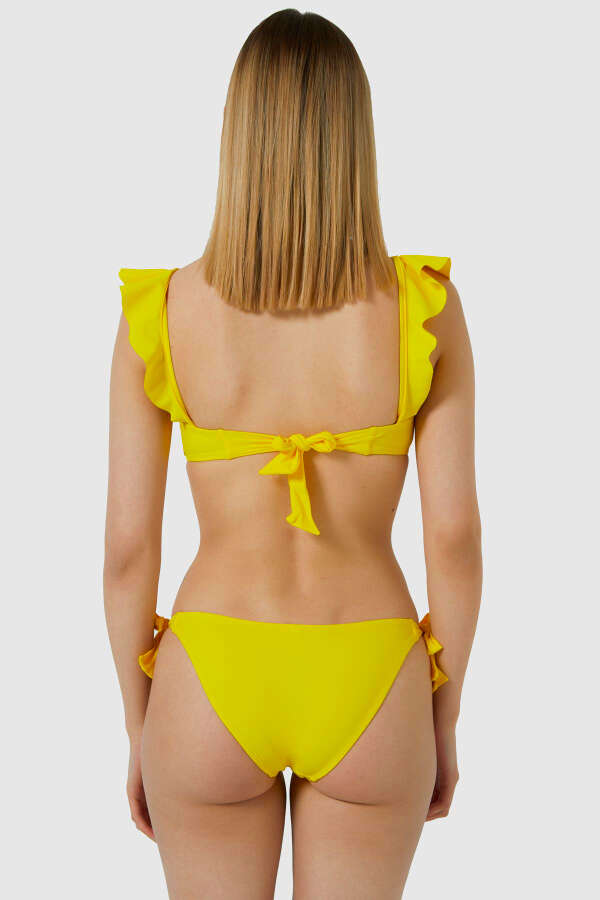 Ayyıldız 5400 Sarı Fırfırlı Bikini Takımı - 2