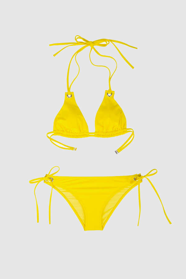 Ayyıldız 3407 Sarı Bikini Takımı - 4