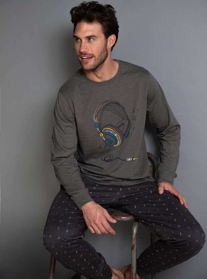 Ayyıldız 54606 Erkek Haki Pijama Takımı. 1 Ayyıldız 54606 Erkek Haki Pijama Takımı. 1