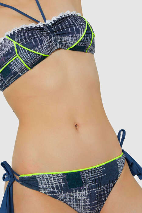 Ayyıldız 5501 Mor Straplez Bikini Takımı - 3