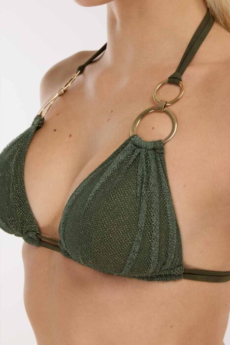 Ayyıldız 5704 Haki Üçgen Bikini Takımı - 2