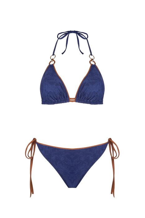 Ayyıldız 5706 Lacivert Üçgen Bikini Takımı - 5