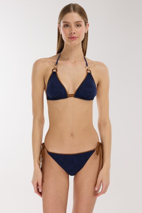 Ayyıldız 5706 Lacivert Üçgen Bikini Takımı - 2