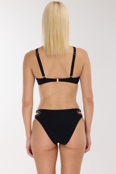 Ayyıldız 5707 Siyah Büstiyer Bikini Takımı - 4