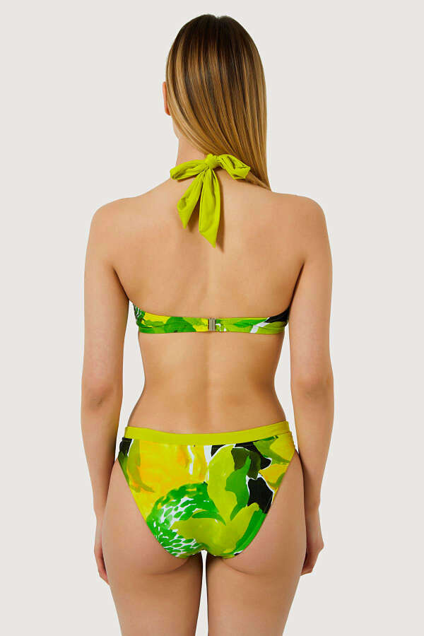 Ayyıldız 5532 Yeşil Straplez Toparlayıcı Bikini Takımı - 2