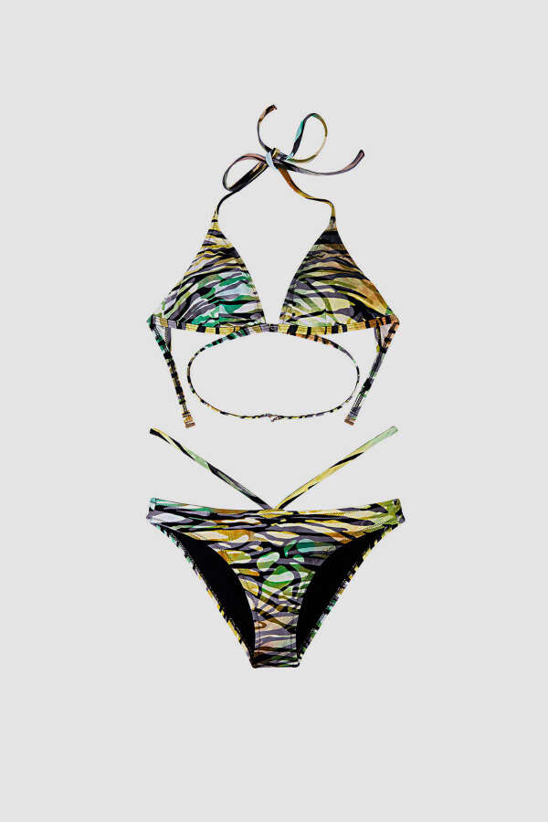 Ayyıldız 5542 Sarı Bikini Takımı - 4