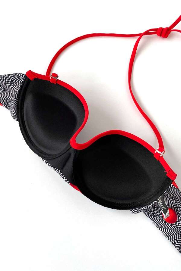 Ayyıldız 5544 Siyah Push-Up Bikini Takımı - 4