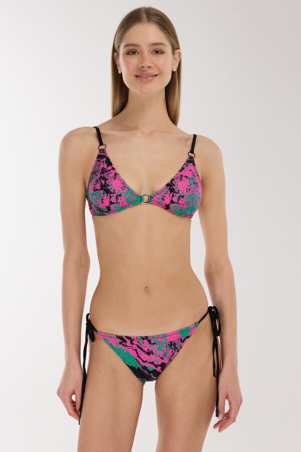 Ayyıldız 5603 Yeşil Pembe Bikini Takımı - 1