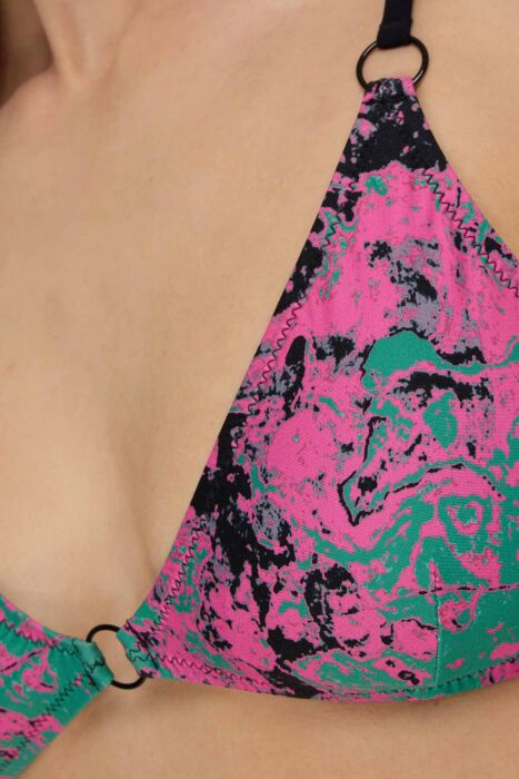 Ayyıldız 5603 Yeşil Pembe Bikini Takımı - 2