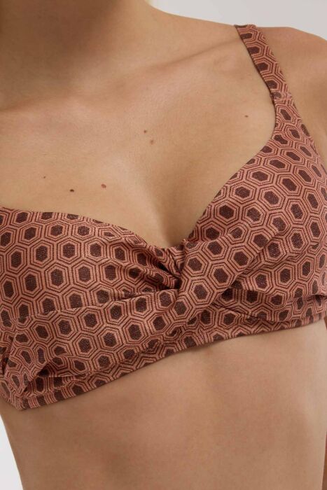 Ayyıldız 5605 Bronz Simli Toparlayıcı Bikini Takımı - 2