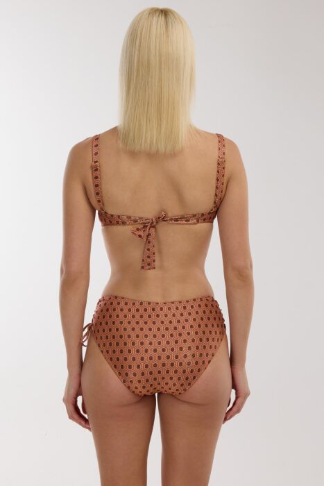 Ayyıldız 5605 Bronz Simli Toparlayıcı Bikini Takımı - 3