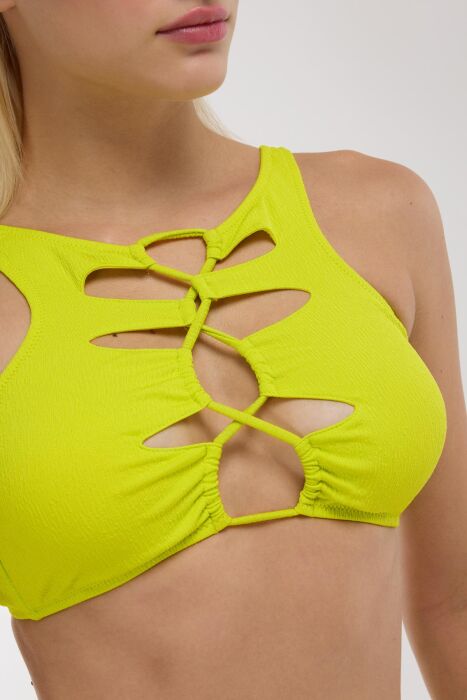 Ayyıldız 5608 Sarı Büstiyer Bikini Takımı - 3