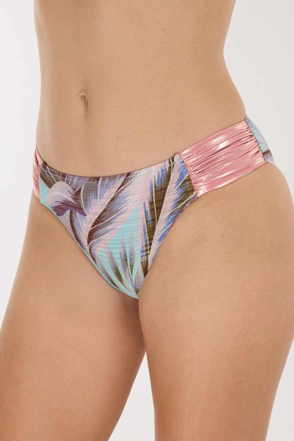 Ayyıldız 5609 Mavi Pembe Balkonet Bikini Takımı - 3