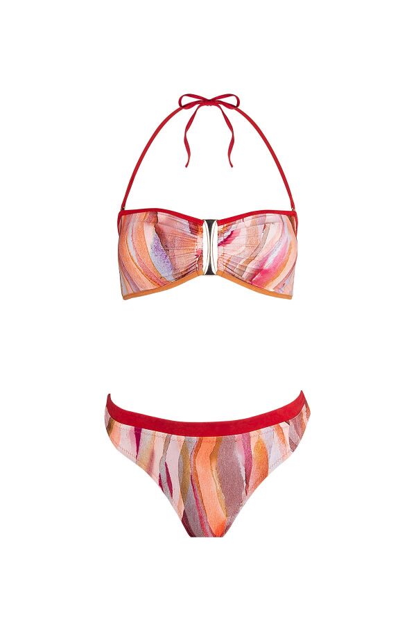 Ayyıldız 5612 Koral Straplez Bikini Takımı - 4