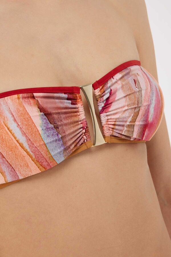 Ayyıldız 5612 Koral Straplez Bikini Takımı - 2