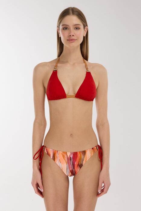 Ayyıldız 5613 Koral Üçgen Bikini Takımı - AYYILDIZ