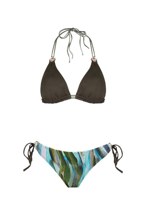 Ayyıldız 5613 Yeşil Üçgen Bikini Takımı - 6