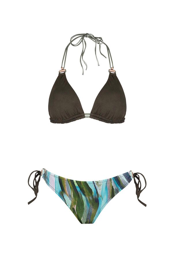 Ayyıldız 5613 Yeşil Üçgen Bikini Takımı - 6