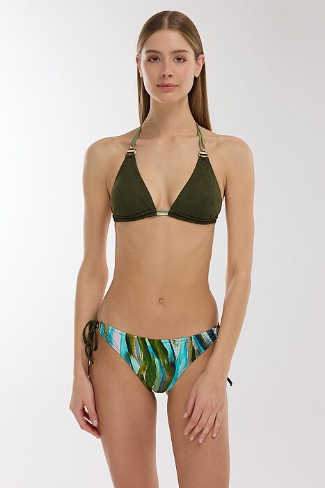 Ayyıldız 5613 Yeşil Üçgen Bikini Takımı - 2