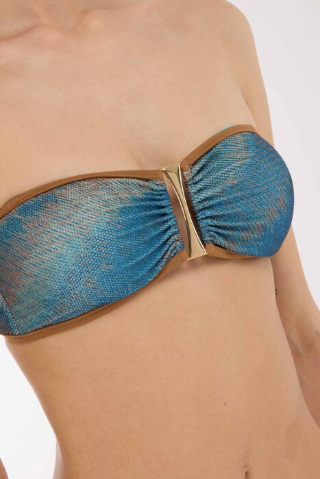 Ayyıldız 5620 Mavi Straplez Bikini Takımı - AYYILDIZ (1)