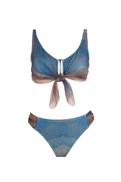 Ayyıldız 5621 Mavi Toparlayıcı Bikini Takımı - 5