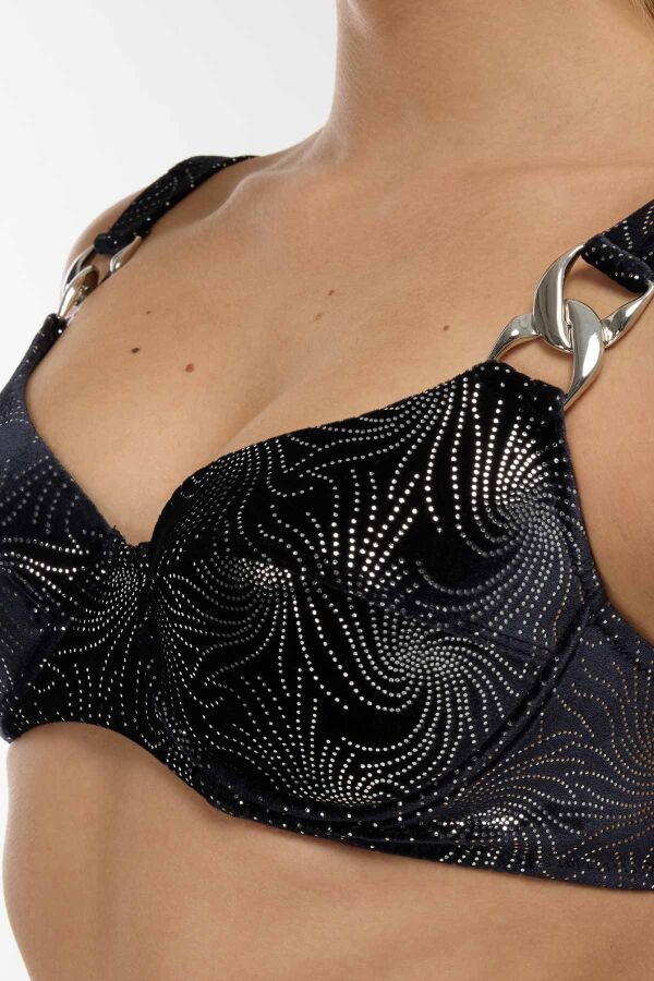 Ayyıldız 5622 Siyah Kadife Bikini Takımı - 2