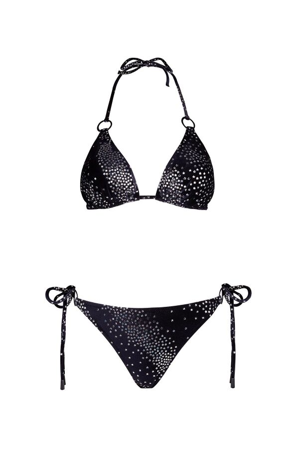 Ayyıldız 5624 Siyah Kadife Bikini Takımı - 4