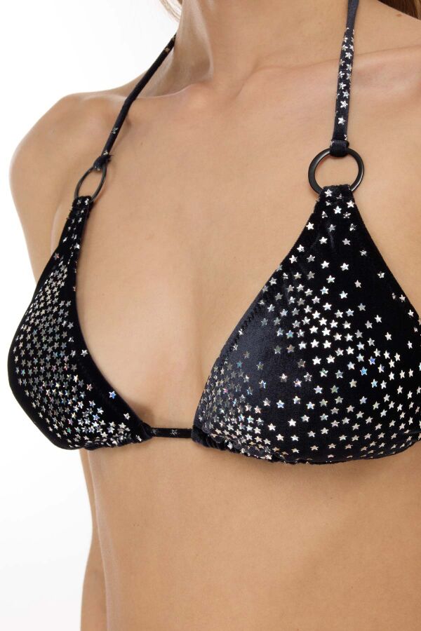 Ayyıldız 5624 Siyah Kadife Bikini Takımı - 2