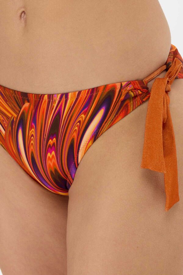 Ayyıldız 5626 Turuncu Desenli Bikini Takımı - 3