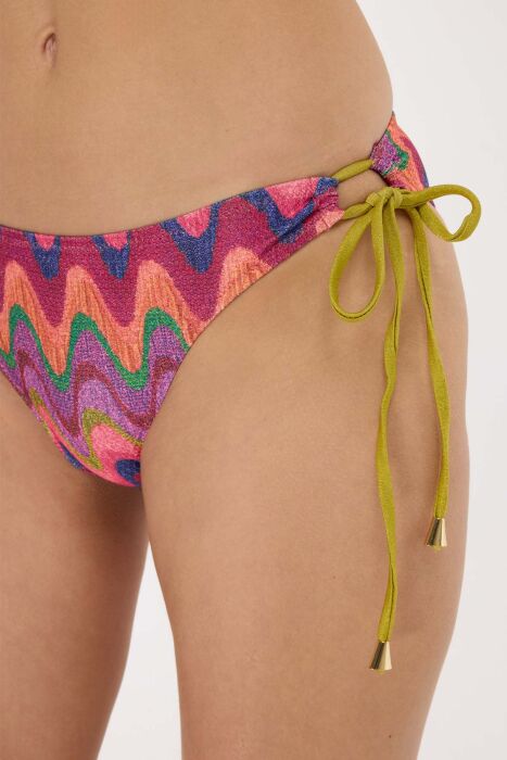 Ayyıldız 5633 Pembe Simli Bikini Takımı - 3