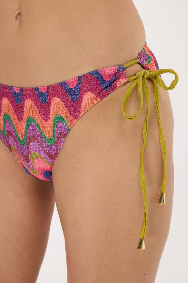 Ayyıldız 5633 Pembe Simli Bikini Takımı - 3