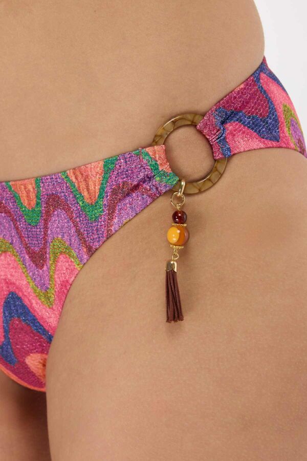 Ayyıldız 5634 Pembe Simli Bikini Takımı - 3