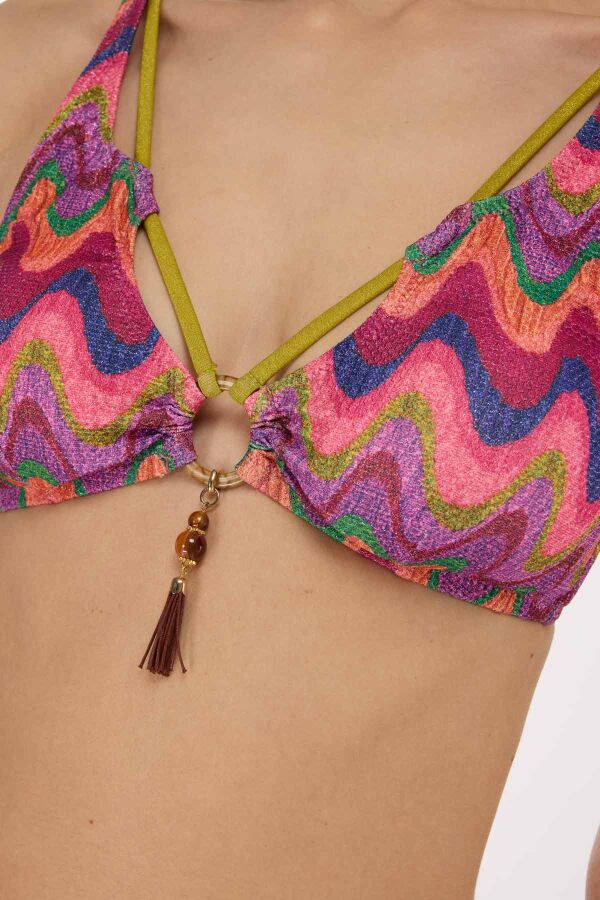 Ayyıldız 5634 Pembe Simli Bikini Takımı - 2