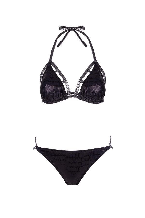 Ayyıldız 5635 Parlak Siyah Bikini Takımı - 5