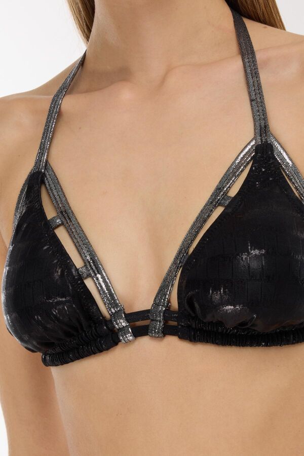 Ayyıldız 5635 Parlak Siyah Bikini Takımı - 3