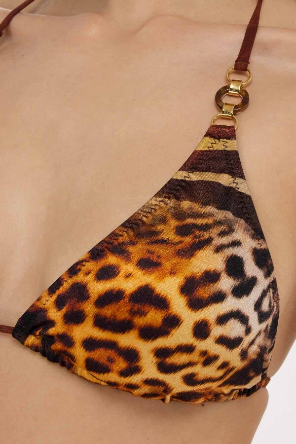 Ayyıldız 5641 Leopar Desenli Bikini Takımı - 5