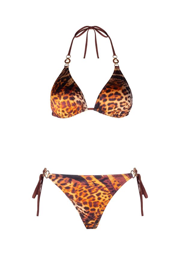 Ayyıldız 5641 Leopar Desenli Bikini Takımı - 6