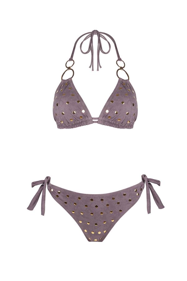 Ayyıldız 5703 Füme Aksesuarlı Bikini Takımı - 4