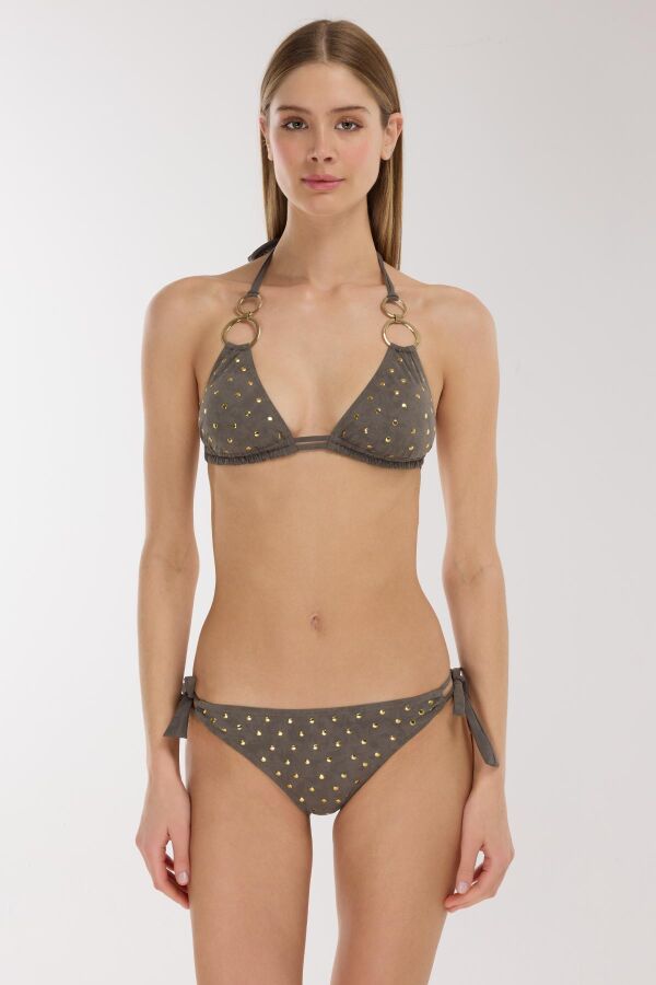 Ayyıldız 5703 Füme Aksesuarlı Bikini Takımı - 1