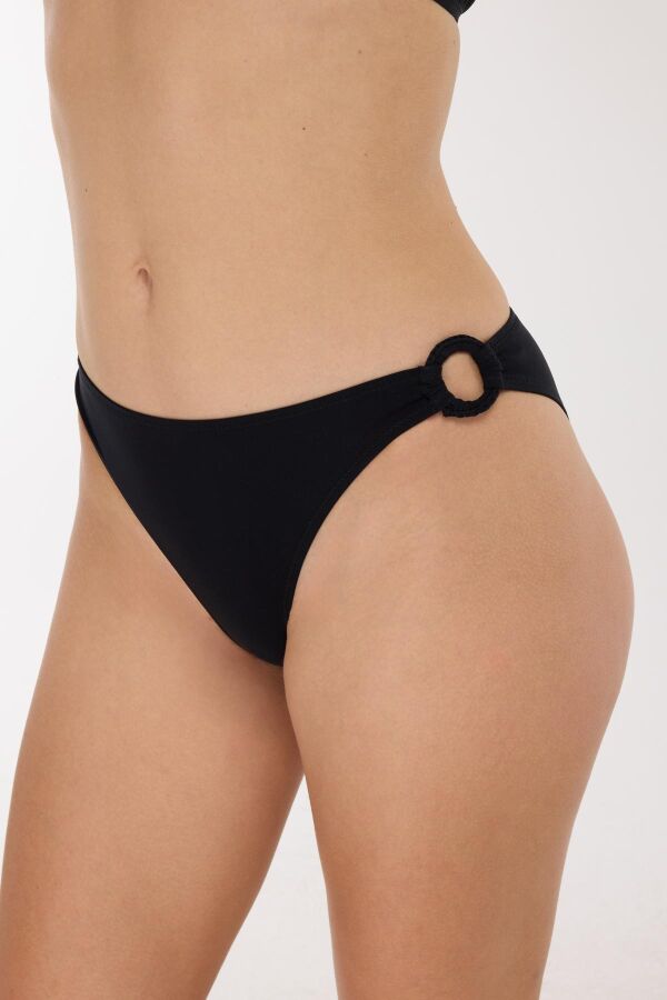 Ayyıldız 5711 Siyah Tek Omuz Bikini Takımı - 3