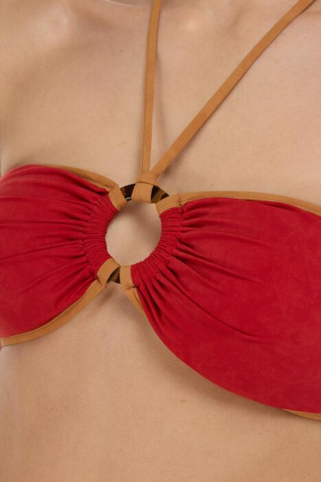 Ayyıldız 5713 Koral Straplez Bikini Takımı - AYYILDIZ (1)