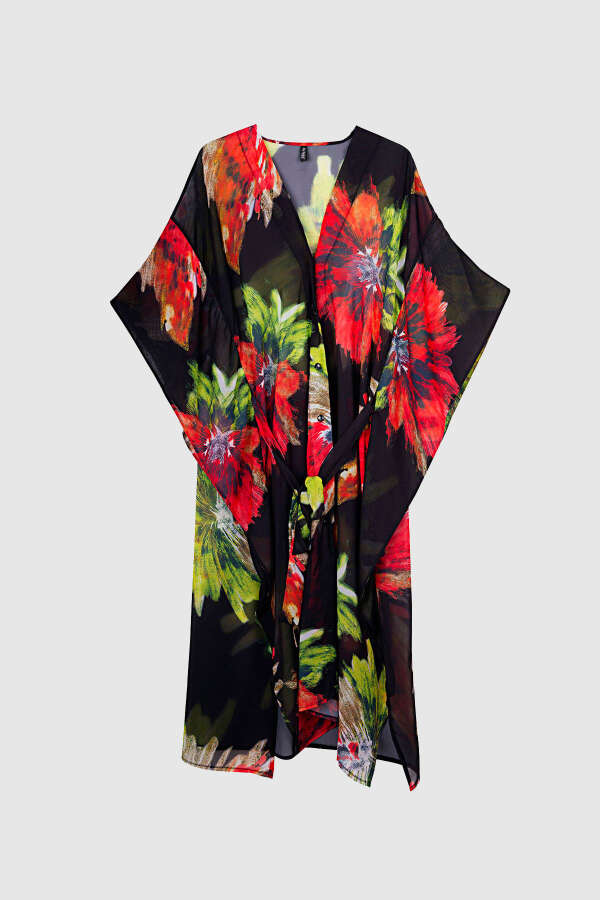 Ayyıldız 5808 Siyah Plaj Elbisesi - 4