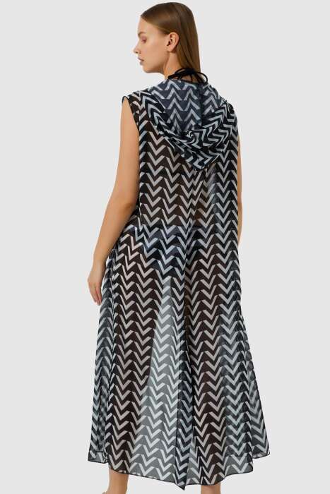 Ayyıldız 5810 Zigzag Plaj Elbisesi - AYYILDIZ (1)