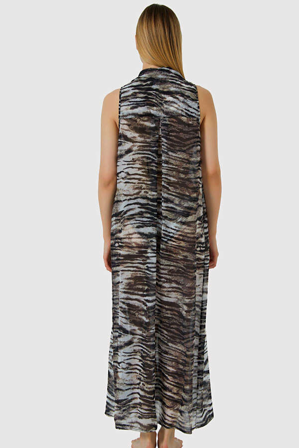 Ayyıldız 5816 Siyah Plaj Elbisesi - 2