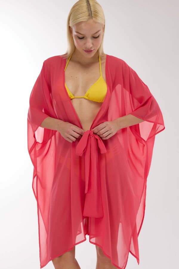 Ayyıldız 5905 Fuşya Plaj Elbisesi - 2