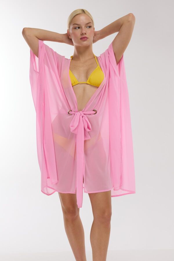 Ayyıldız 5905 Pembe Plaj Elbisesi - 1