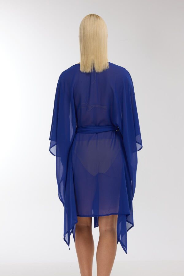 Ayyıldız 5905 Saks Plaj Elbisesi - 3