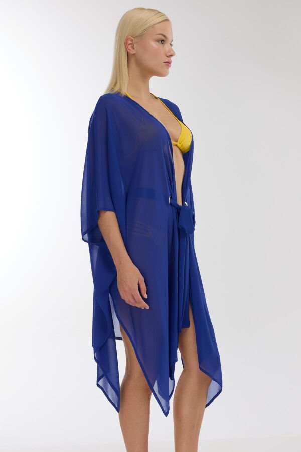 Ayyıldız 5905 Saks Plaj Elbisesi - 2