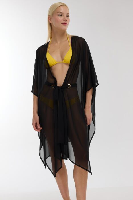 Ayyıldız 5905 Siyah Plaj Elbisesi - 1