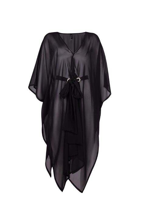 Ayyıldız 5905 Siyah Plaj Elbisesi - 4